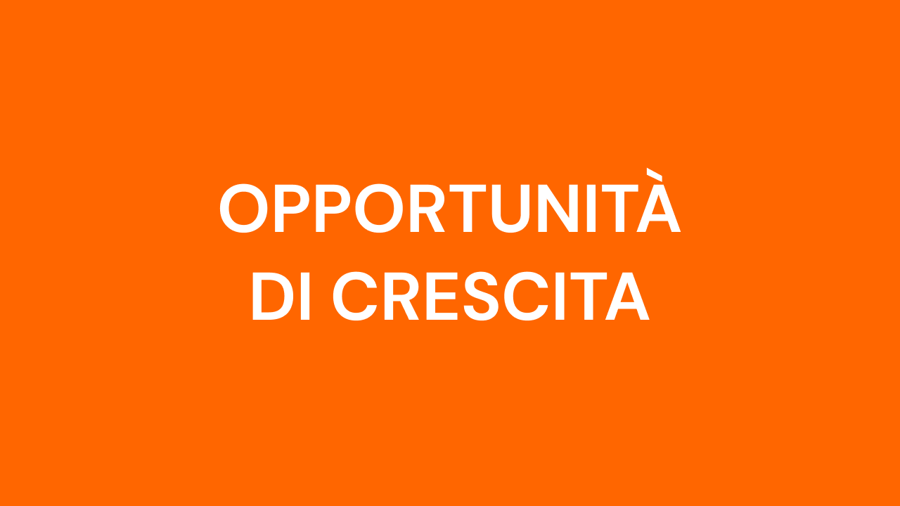 Opportunità di crescita